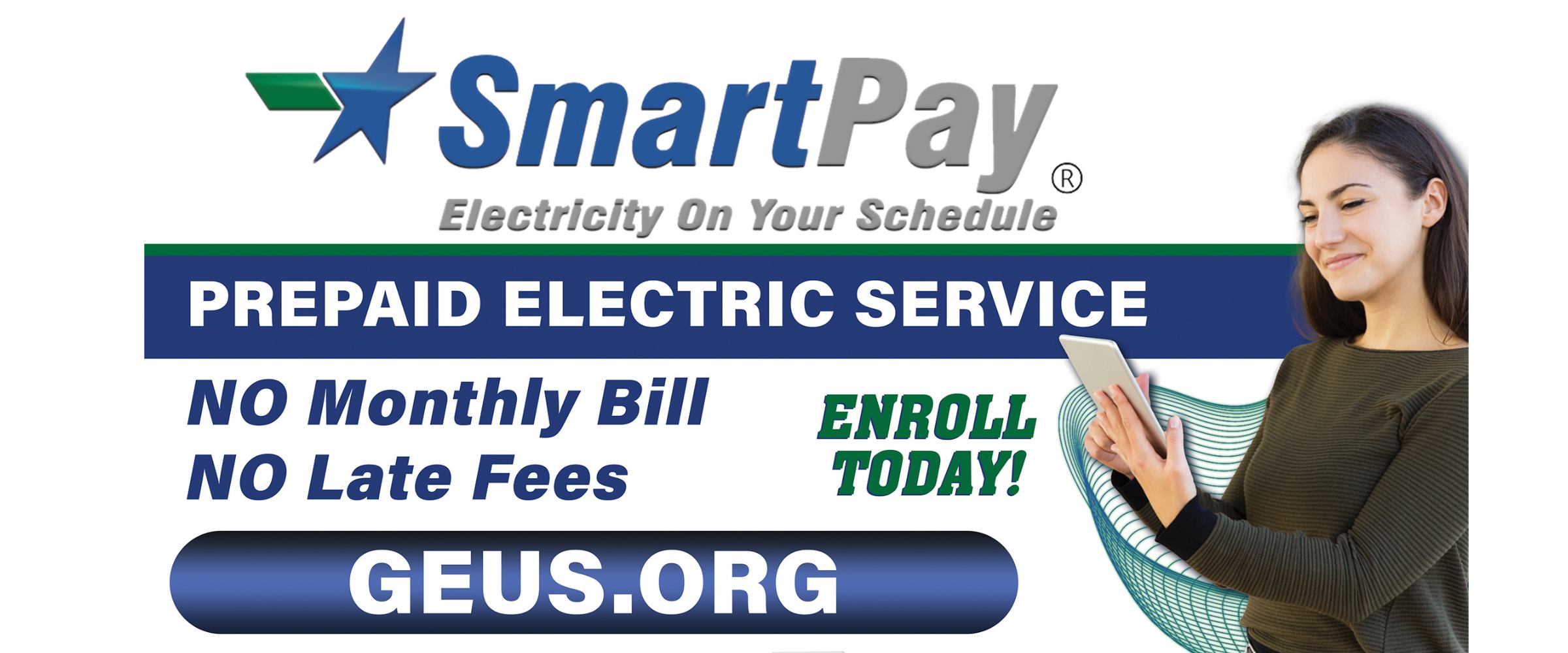 GEUS SmartPay Electricity On Your Schedule