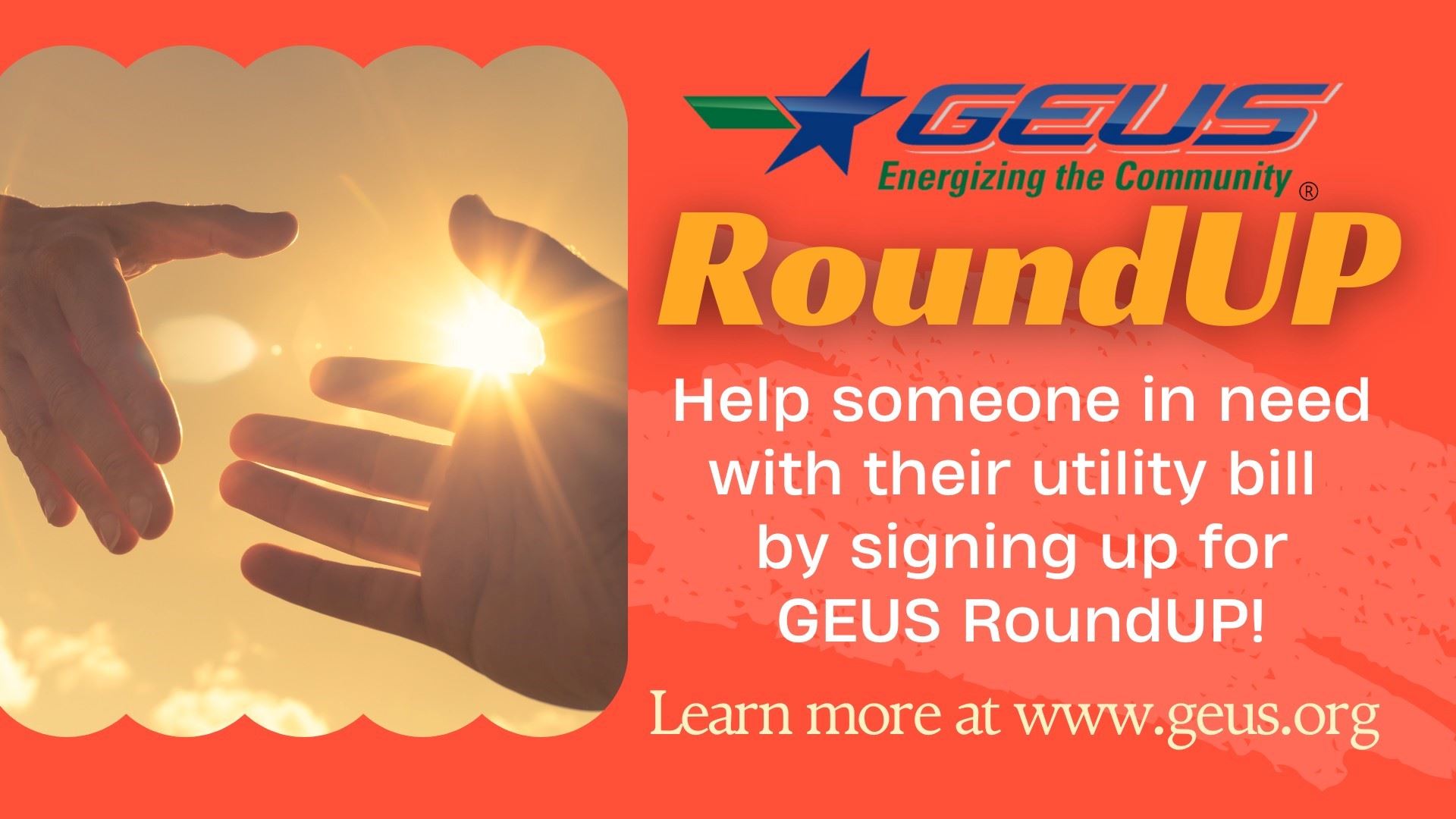 GEUS RoundUP Help Someone in Need