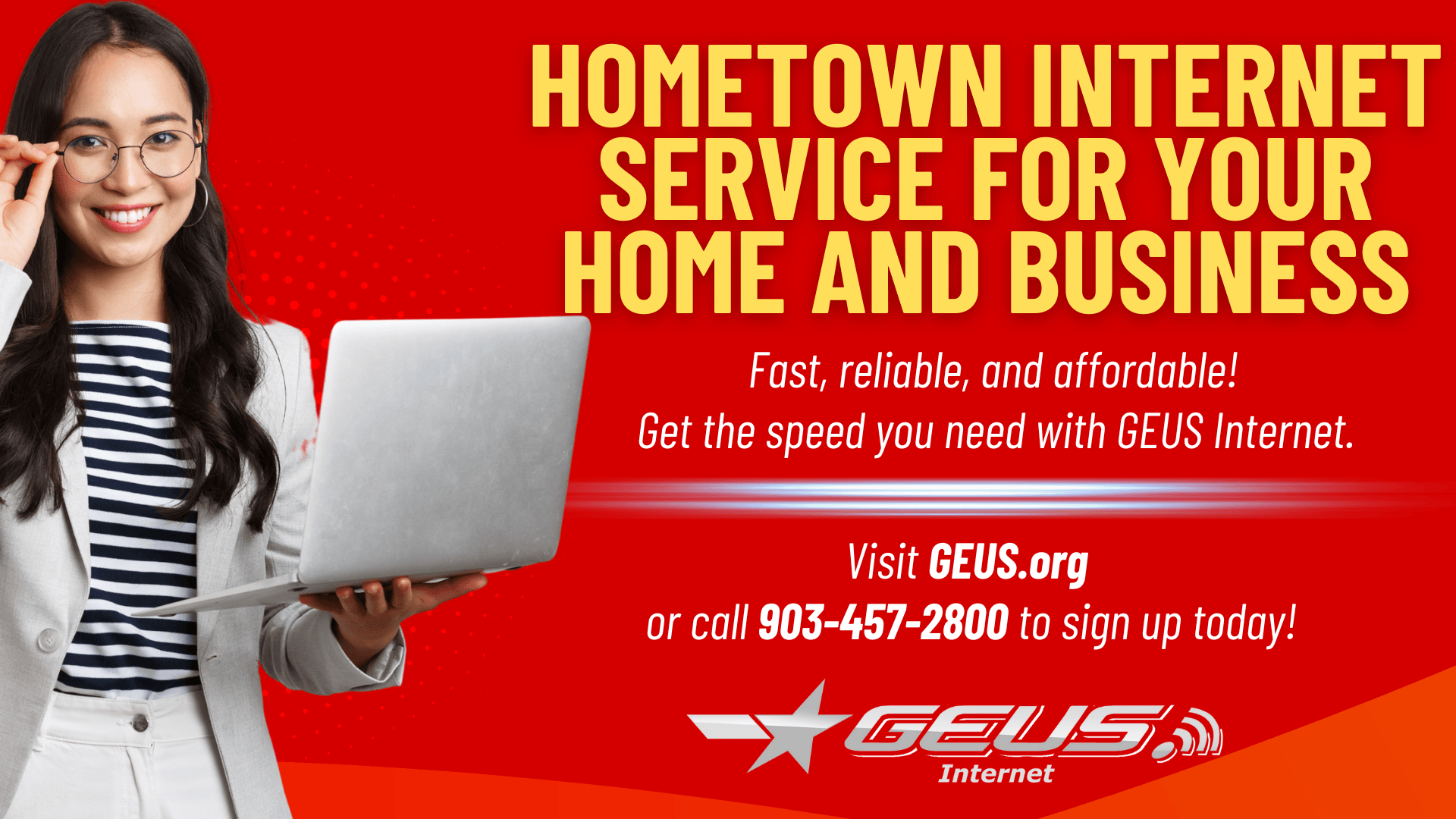 GEUS Hometown Internet Service For Your Home and Business
