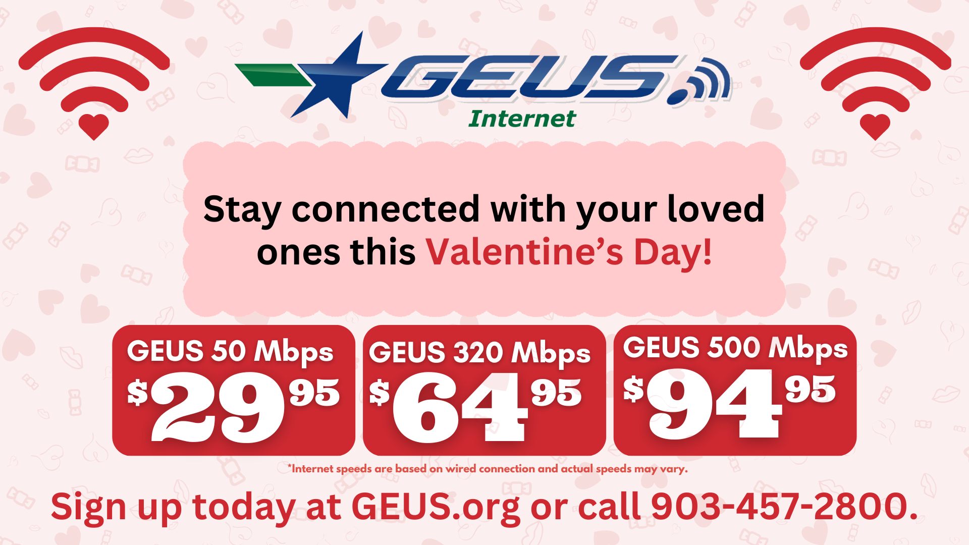 GEUS Internet Stay Connected With Your Love Ones