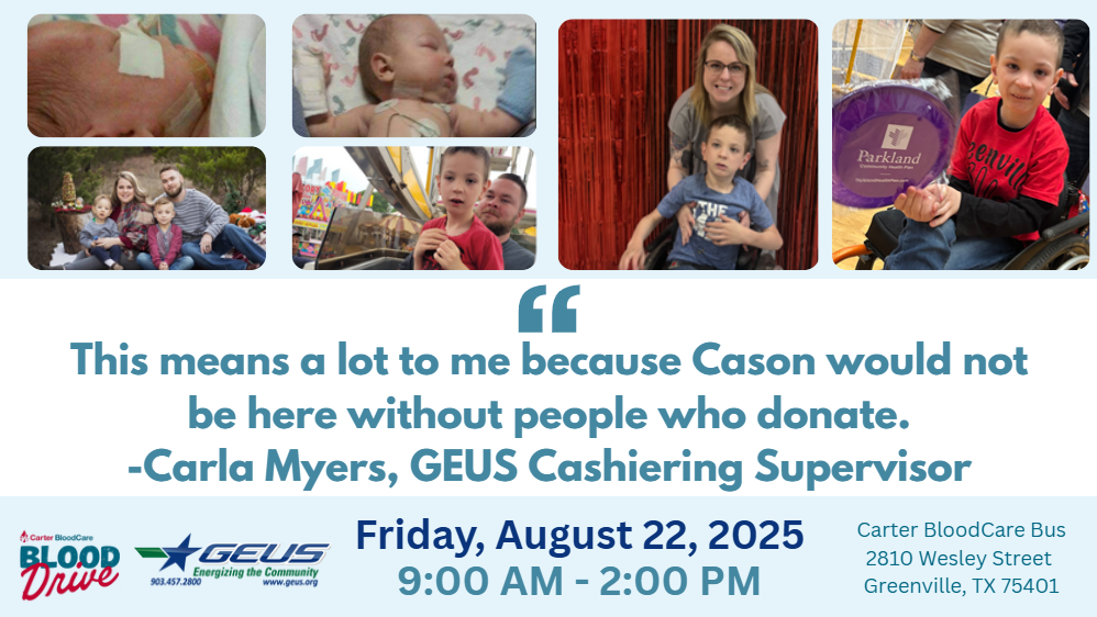 GEUS Community Blood Drive August 2025