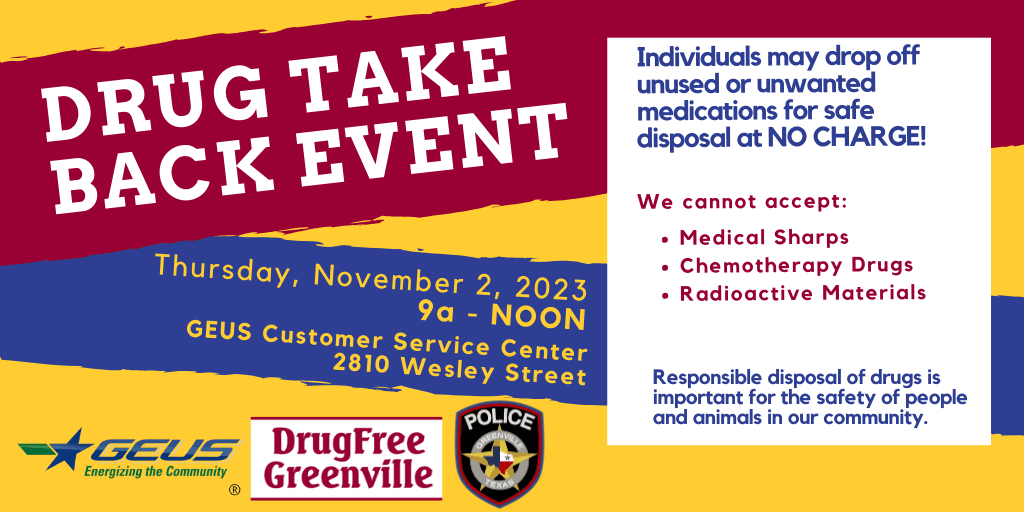 Drug Take Back Event 110223