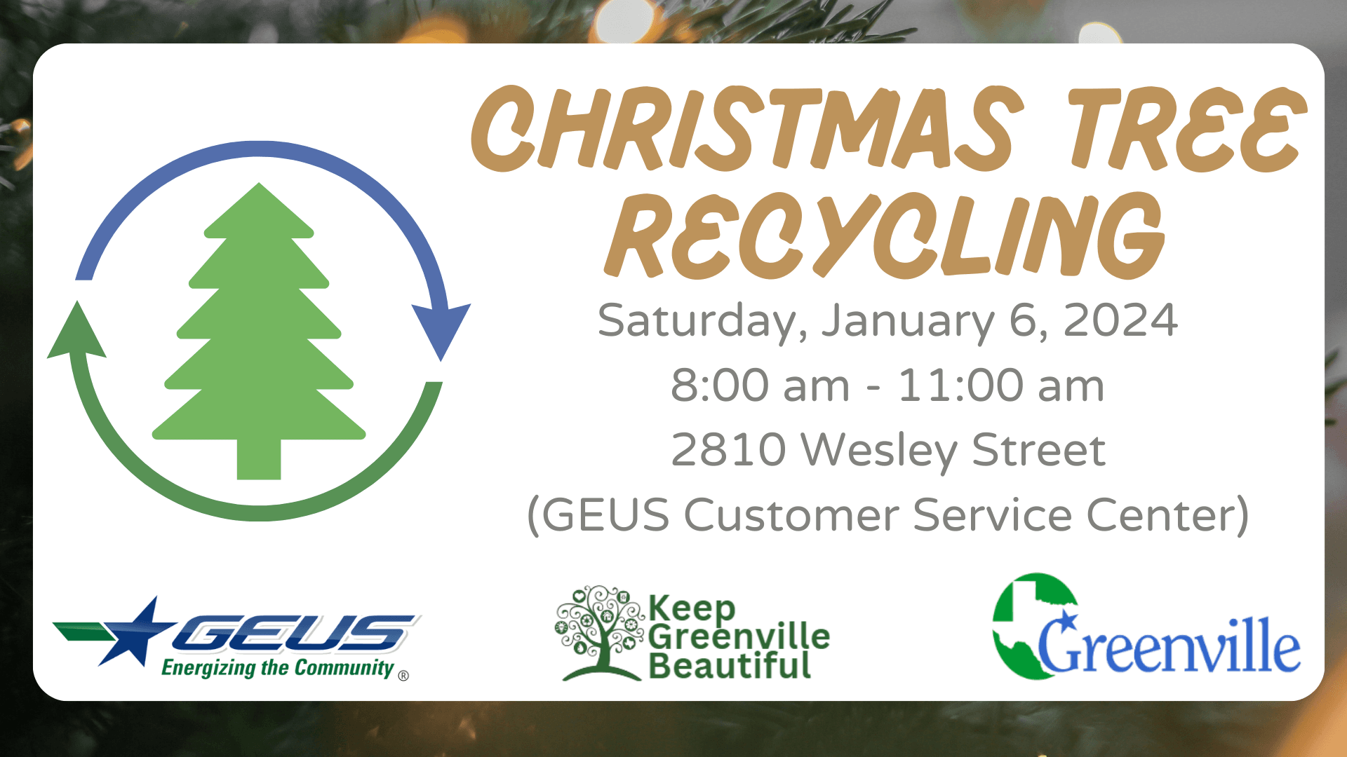 GEUS Christmas Tree Recycling Design 3