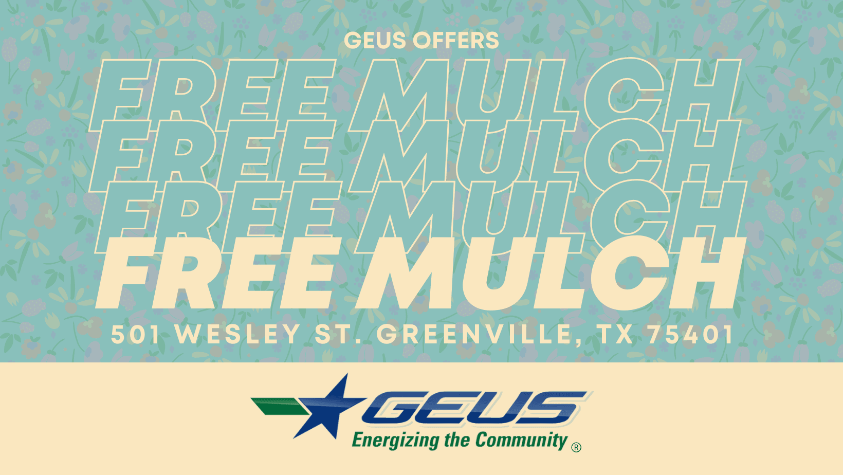GEUS FREE Mulch Spring Ad