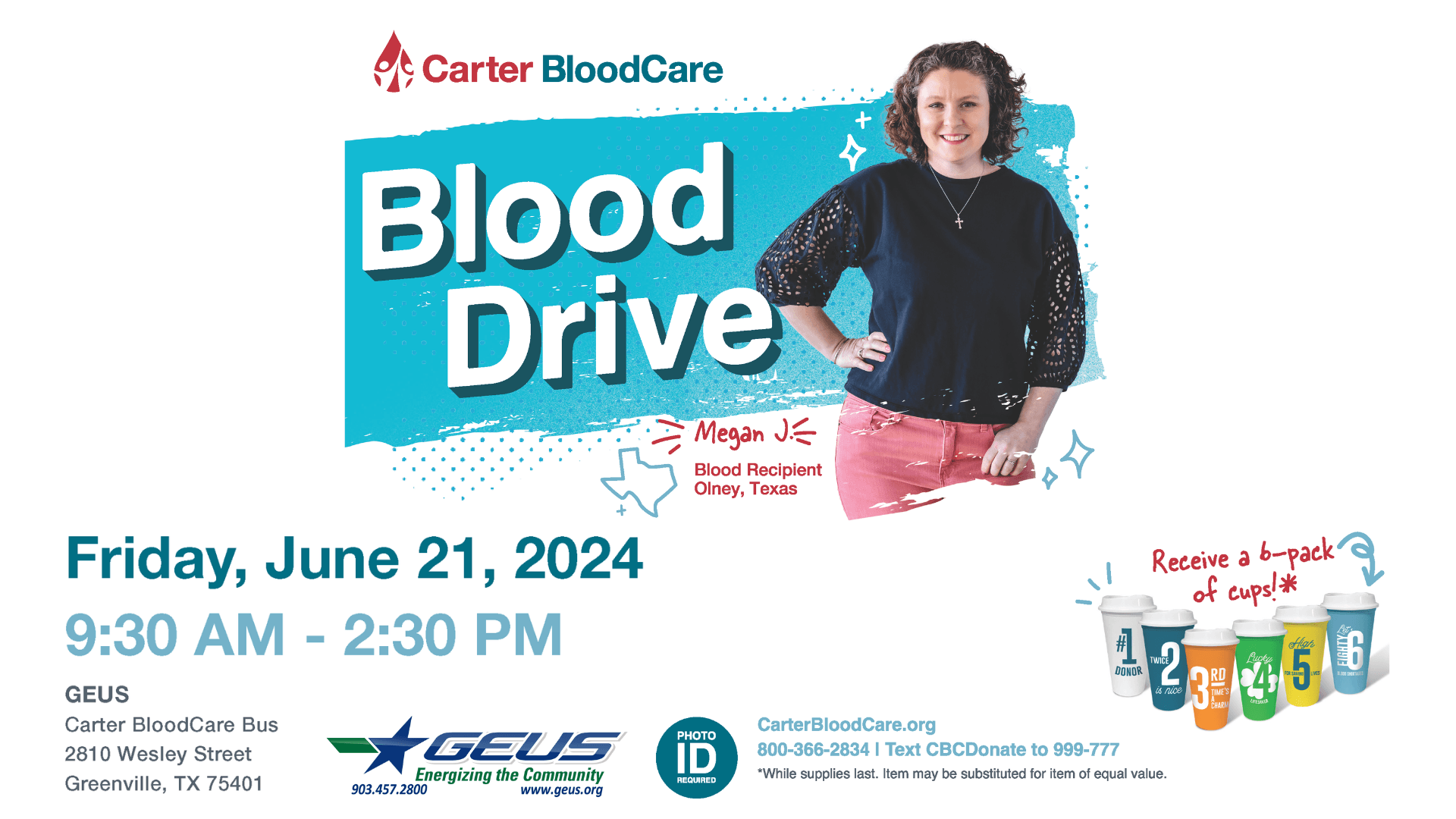 GEUS Blood Drive June 2024