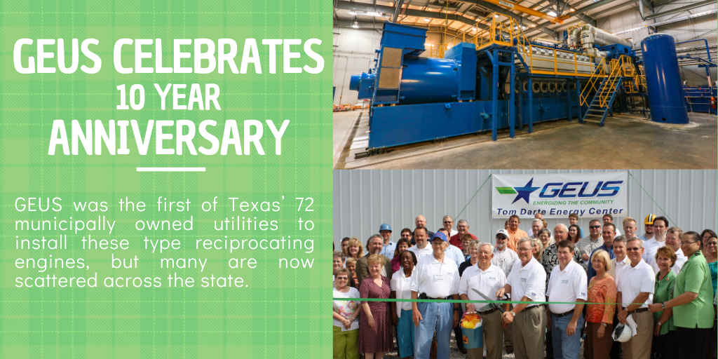 10 Year Anniv Tom Darte Energy Center